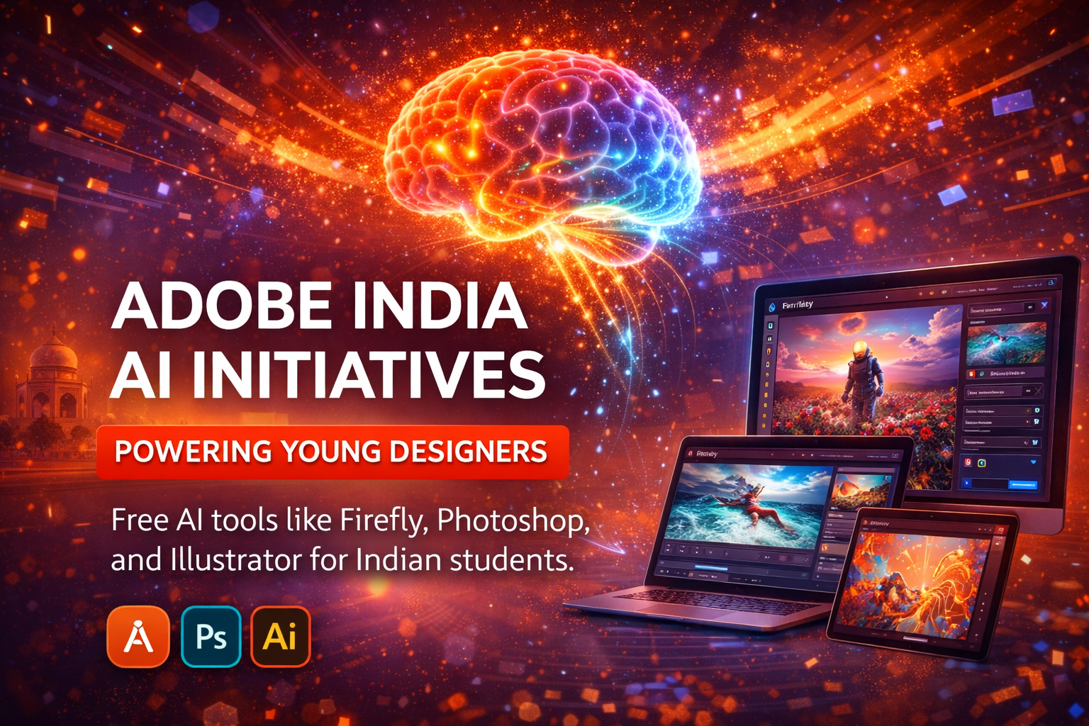 Adobe India AI Initiatives: Free Creative Cloud for Students