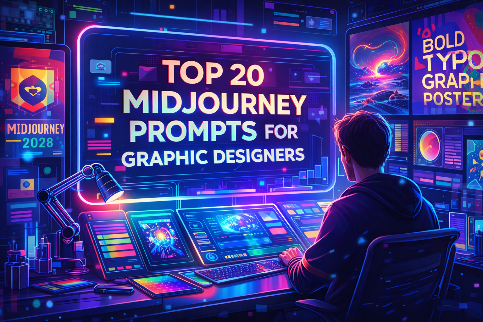 Top Midjourney Prompts for Graphic Designers