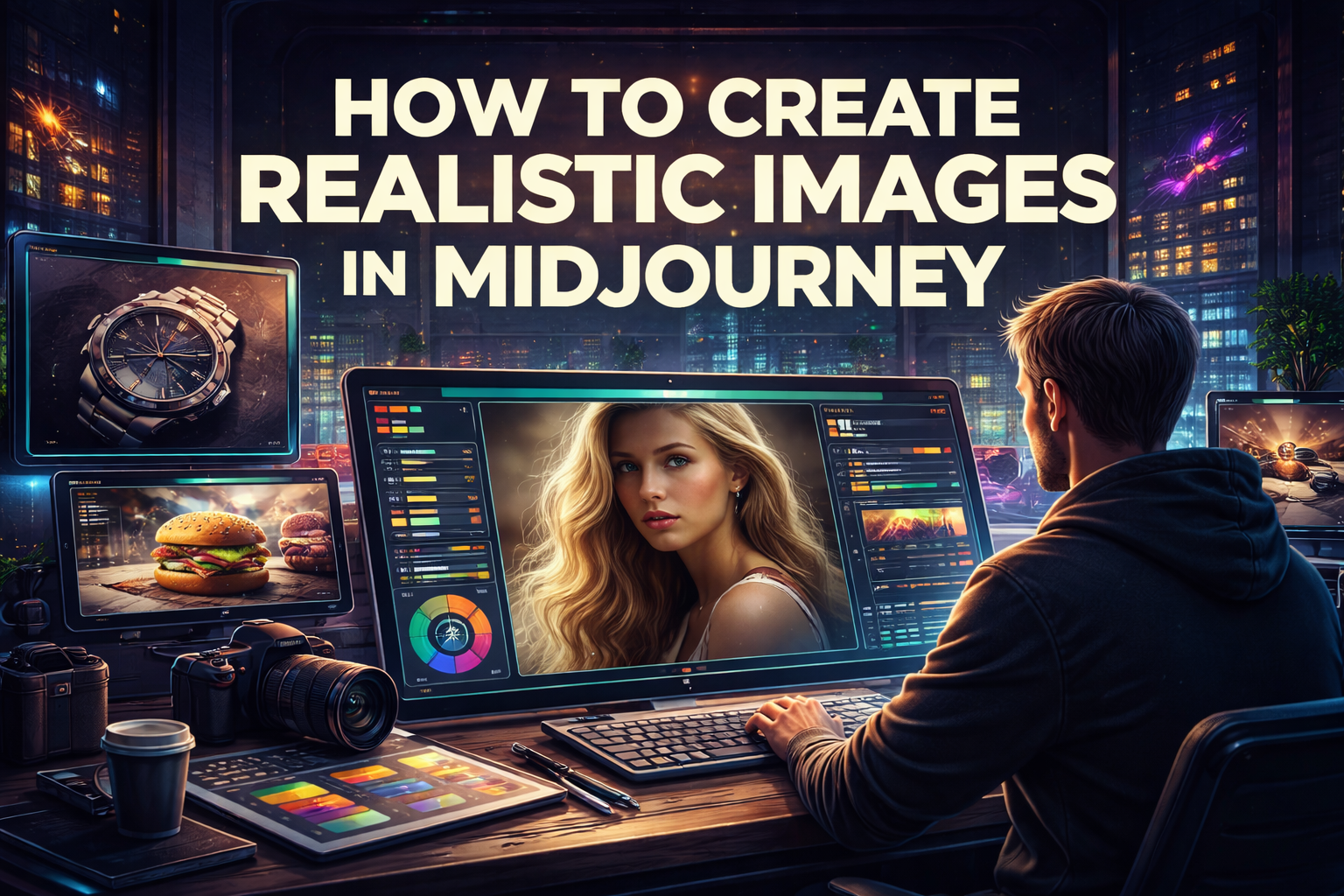 how to create realistic images in midjourney