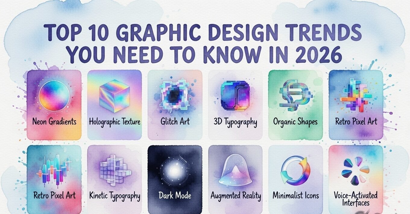 Top 10 Graphic Design Trends You Need to Know in 2026
